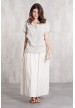 Long skirt coton voil -635-34-natural