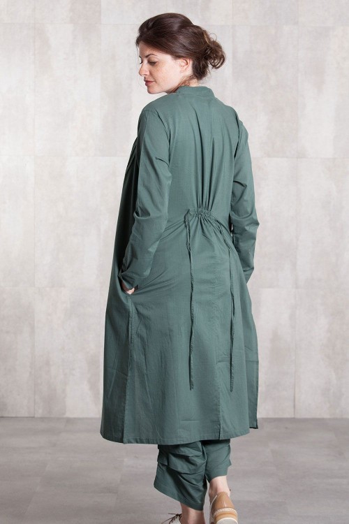 Dress Coat coton voil  -635-62-kaki