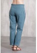 Pant coton slub 635-42- blue grey