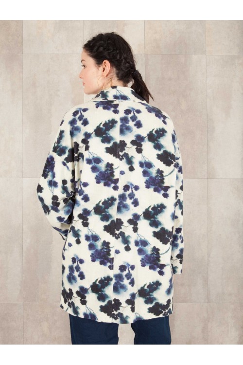 Jacket digital print coton linen effect E16-60-CL
