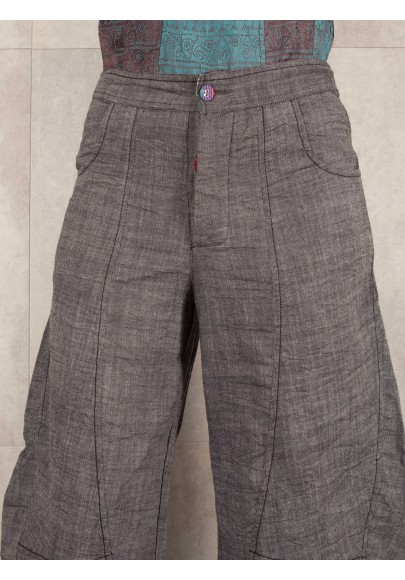 Pantalon Mauline Froisse effet jean coton 520-40