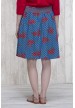Skirt Blue-Olive  662-30