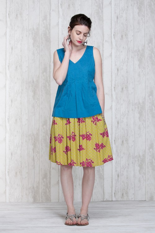 Skirt Oive-Blue  662-30