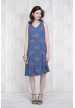Reversible Dress Blue-Olive  662-76