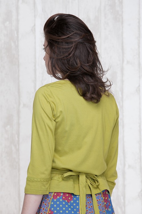 Wrap Top Olive  668-60