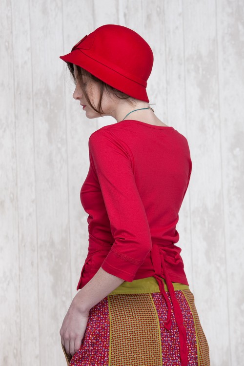 Wrap Top Red  668-60
